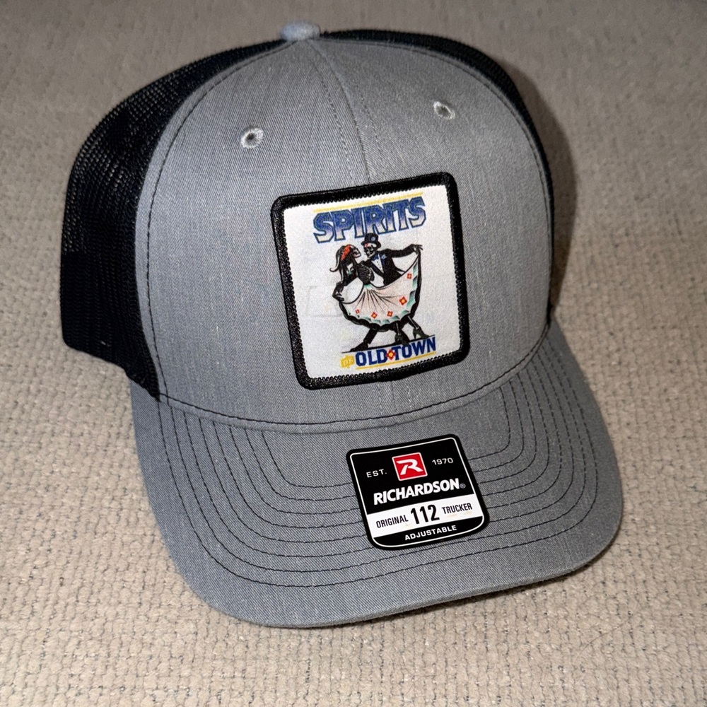 Richardson Gray and Black Trucker Hat